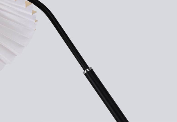 Minimalist Fabric Pleated Shade Floor Lamp 1-Light Standing Light-Orizon Depot