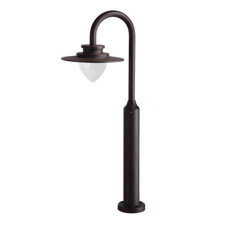 Minimalist Nordic Arc LED Path Light Outdoor Post Lamp for Garden Pathway Light-Orizon Depot