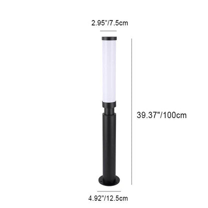 Modern Acrylic LED Lawn Lamp Creative Lipstick-Outdoor Waterproof Design-Orizon Depot