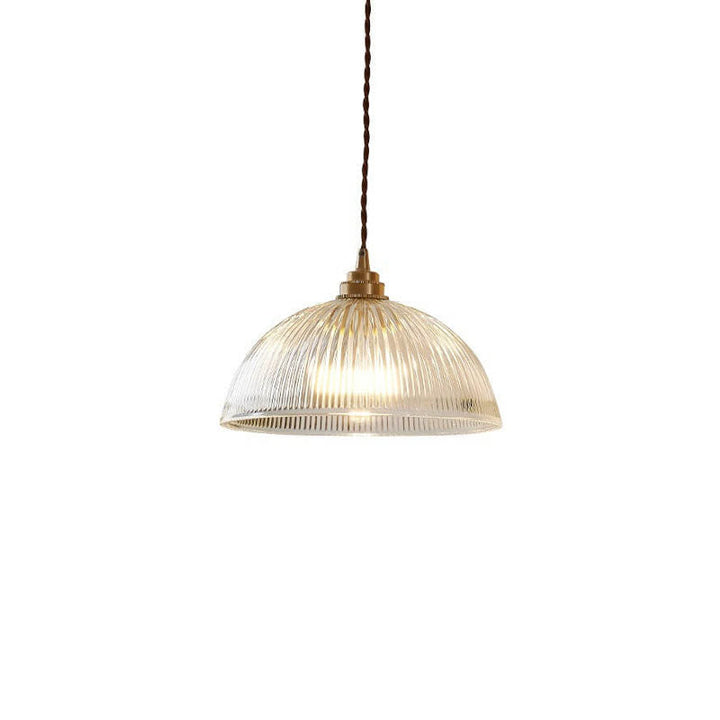 Modern Clear Glass Dome Pendant Light-Orizon Depot