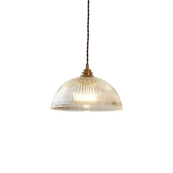 Modern Clear Glass Dome Pendant Light-Orizon Depot