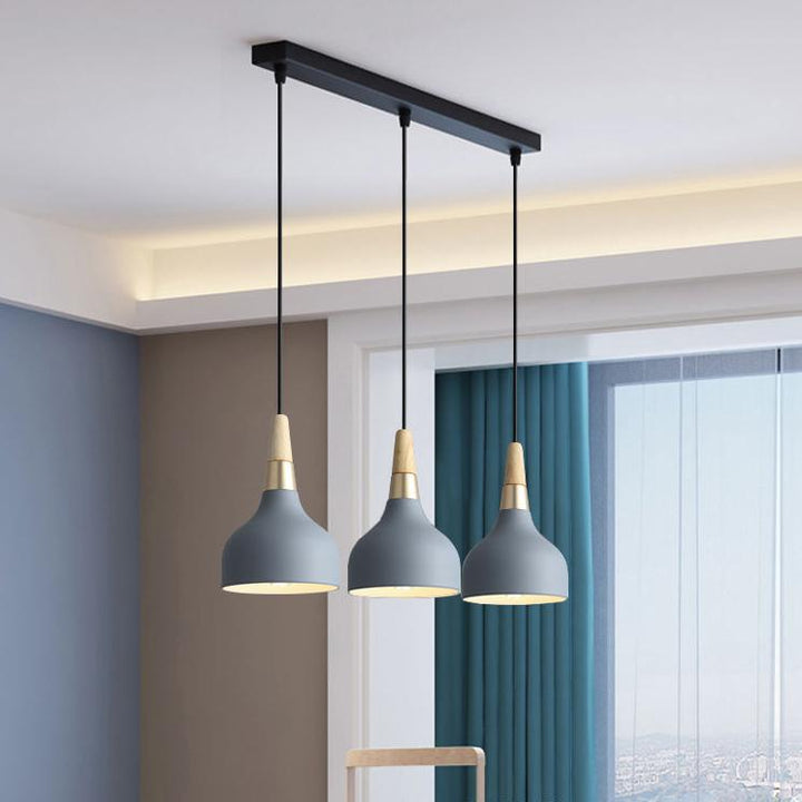 Modern Creative Macaron Disc Art Pendant Lamp-Orizon Depot
