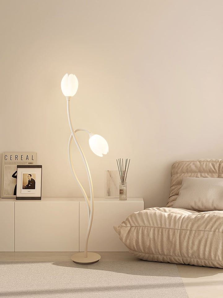 Modern Flower Floor Lamp with G9 Socket - Stylish Home Lighting-Orizon Depot