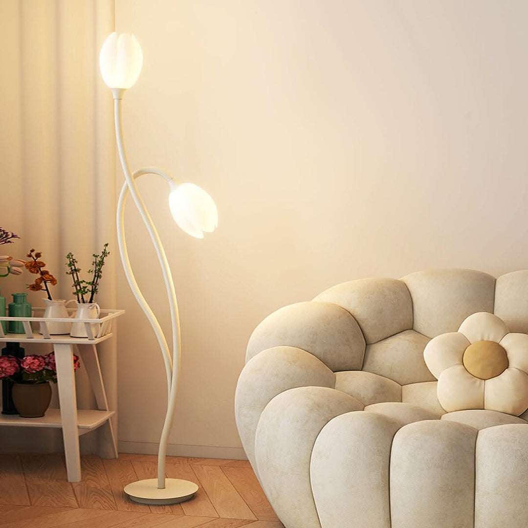 Modern Flower Floor Lamp with G9 Socket - Stylish Home Lighting-Orizon Depot