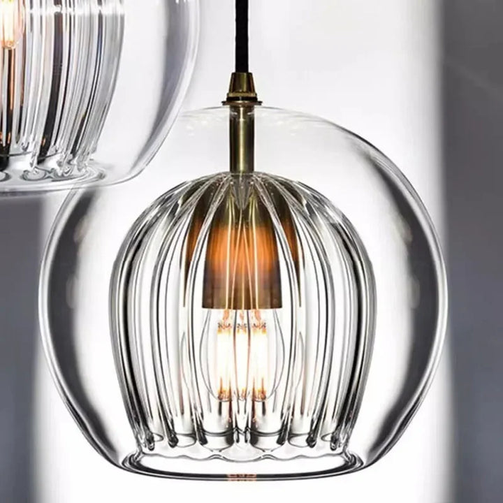 Sleek Glass Pendant Light | Stylish Ambient Illumination