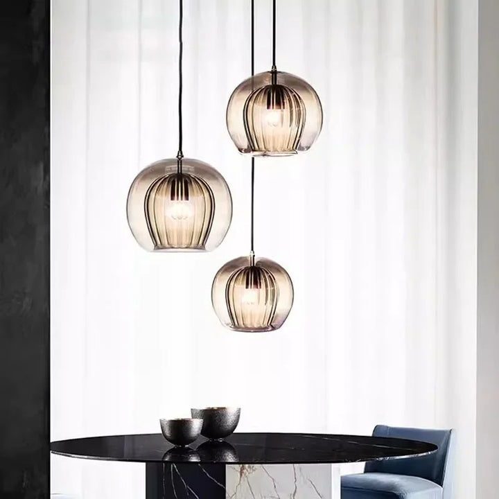 Sleek Glass Pendant Light | Stylish Ambient Illumination