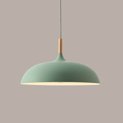 Modern Industrial Wooden Top Pendant Light-Orizon Depot
