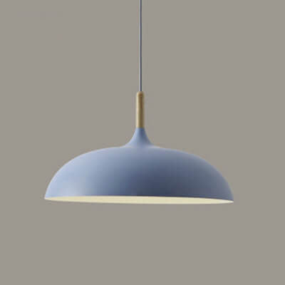 Modern Industrial Wooden Top Pendant Light-Orizon Depot