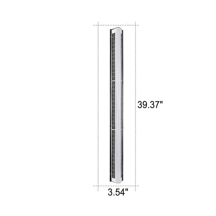 Modern Long Acrylic Solar LED Waterproof Wall Light for Outdoor Garden-Orizon Depot