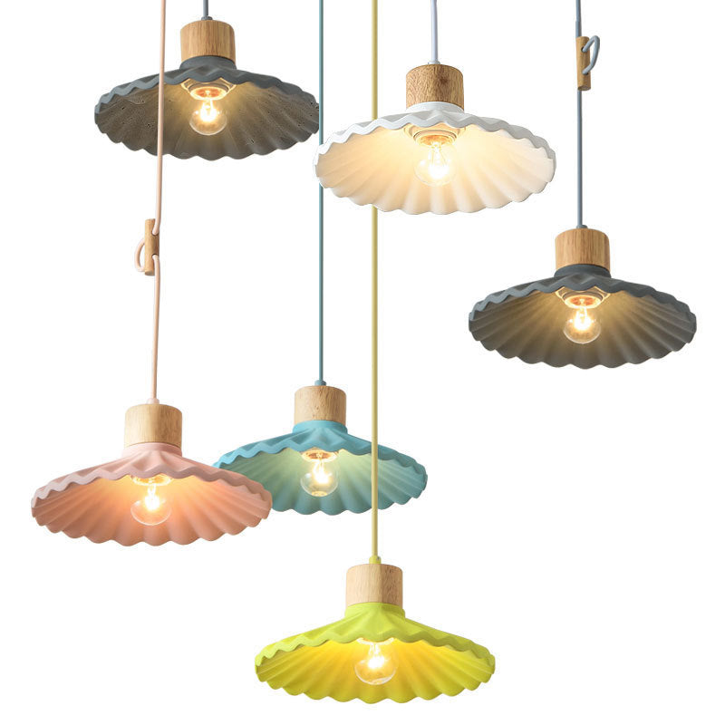 Modern Macaron Cement Pendant Lamp for Living Room-Orizon Depot