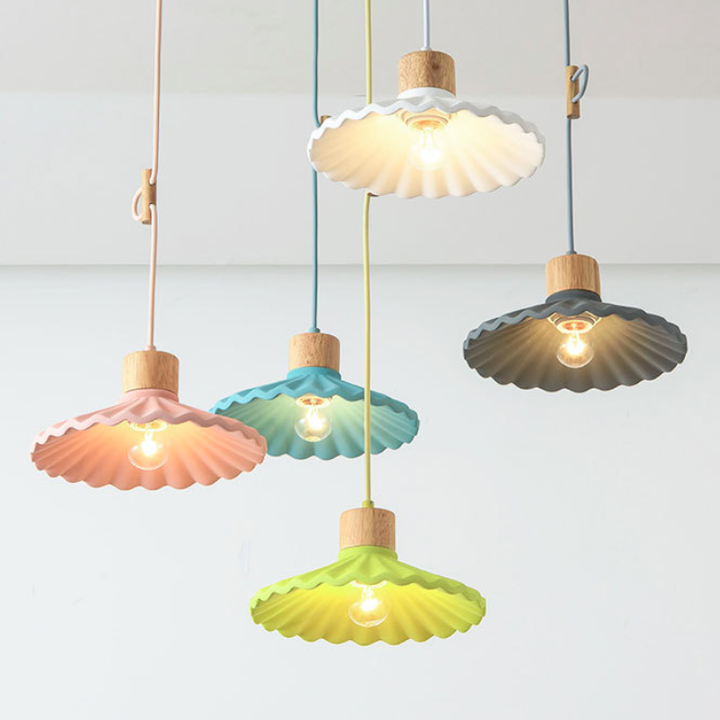 Modern Macaron Cement Pendant Lamp for Living Room-Orizon Depot