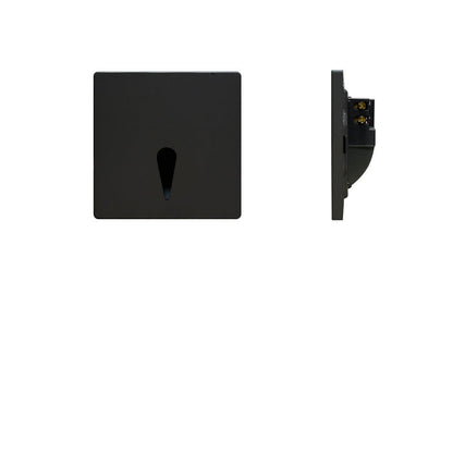 Modern Minimalist Waterproof Aluminum Steel PC Square LED Recessed Wall Lamp for Hallway-Orizon Depot