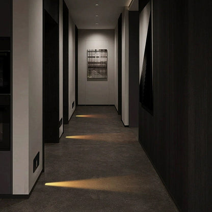 Modern Minimalist Waterproof Aluminum Steel PC Square LED Recessed Wall Lamp for Hallway-Orizon Depot