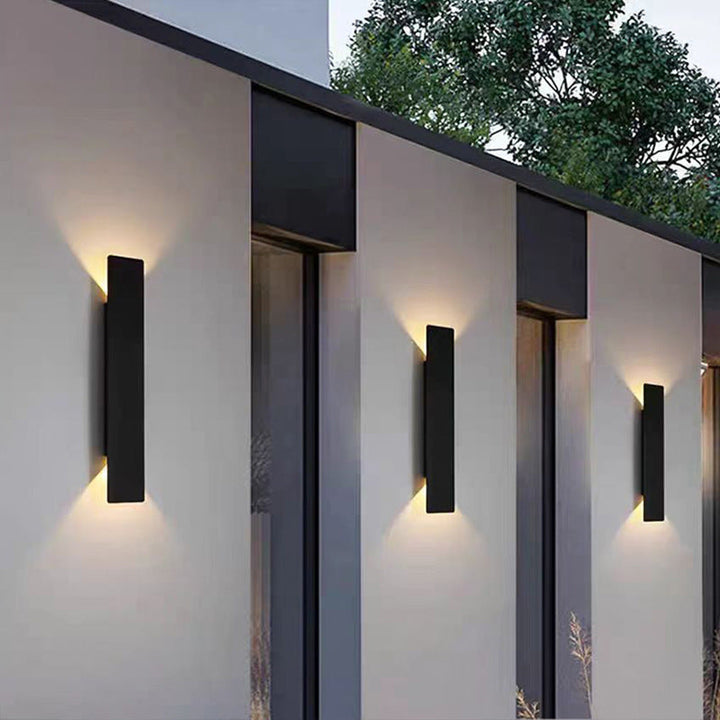 Modern Minimalist Waterproof Long Strip Aluminum Acrylic LED Wall Sconce Lamp for Patio-Orizon Depot