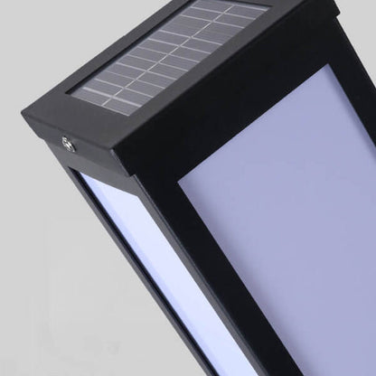 Modern Solar Square Column Outdoor Waterproof Lawn Path Lamp-Orizon Depot