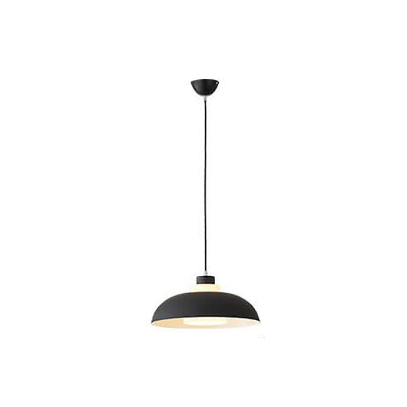 Modern Solid Color Macaron Acrylic Style Aluminum 1-Light Pendant Lamp-Orizon Depot