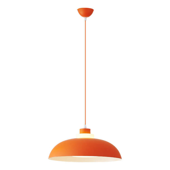 Modern Solid Color Macaron Acrylic Style Aluminum 1-Light Pendant Lamp-Orizon Depot