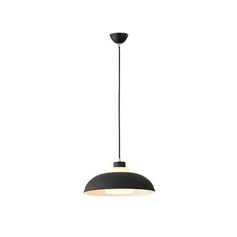 Modern Solid Color Macaron Acrylic Style Aluminum 1-Light Pendant Lamp-Orizon Depot