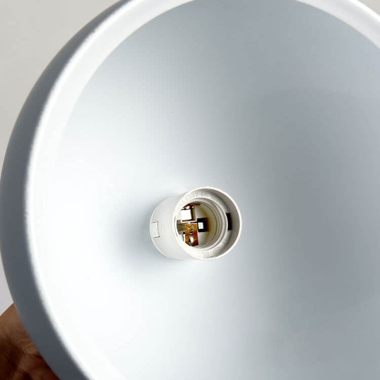 Modern Solid Color Round Head Shape Iron 1-Light hanging Lamp-Orizon Depot