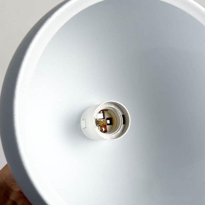 Modern Solid Color Round Head Shape Iron 1-Light hanging Lamp-Orizon Depot