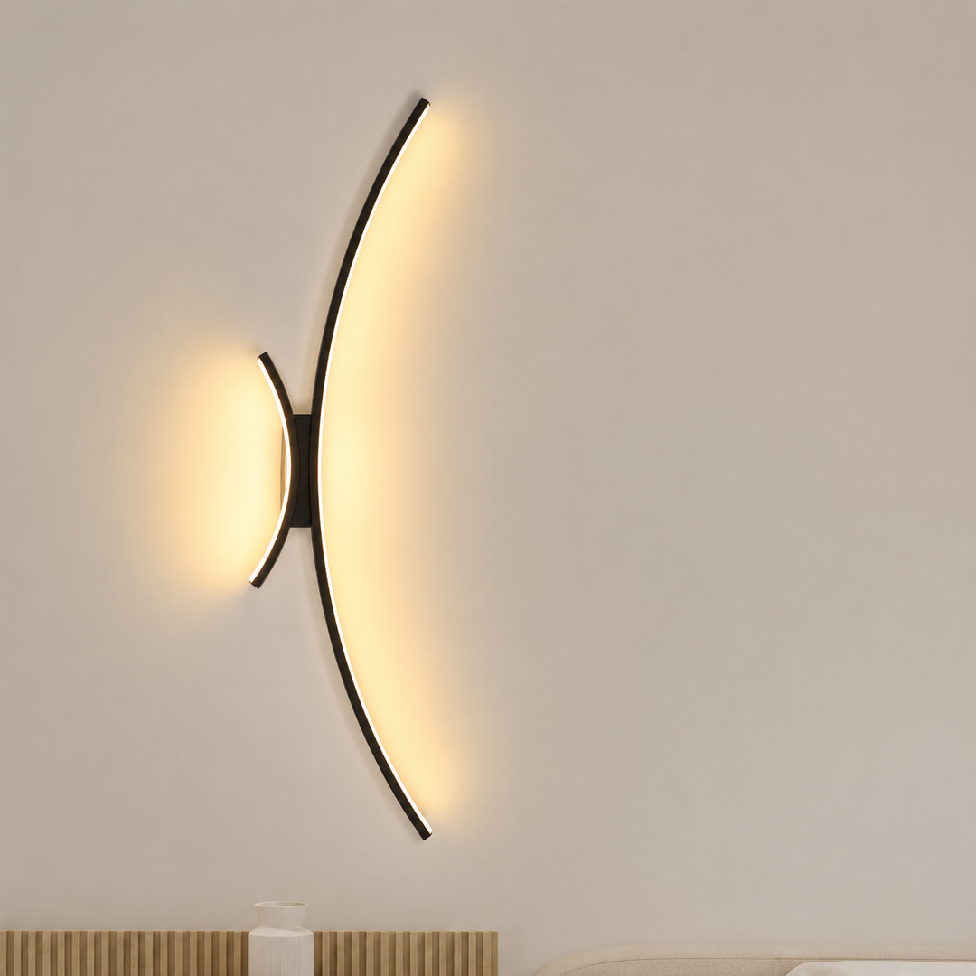 Sleek LED Wall Light | Linear Sconce for Bathroom, Living Room & Dining