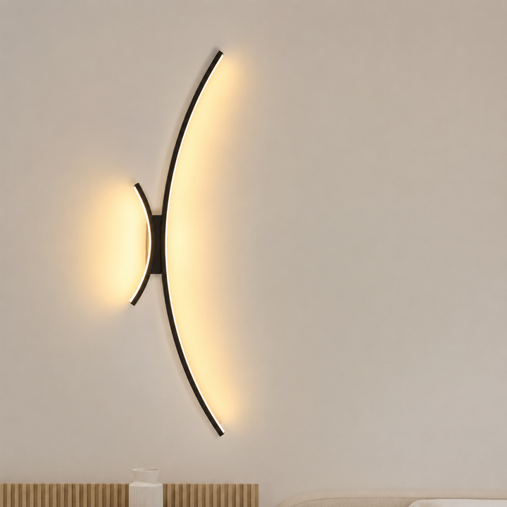 Sleek LED Wall Light | Linear Sconce for Bathroom, Living Room & Dining