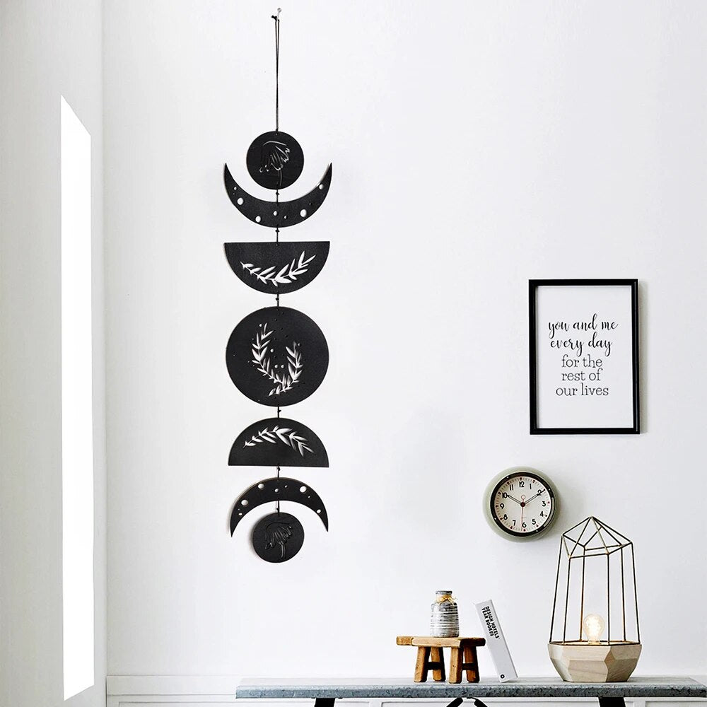 Moon Phase Garland Wall Decoration for Home Decor-Orizon Depot