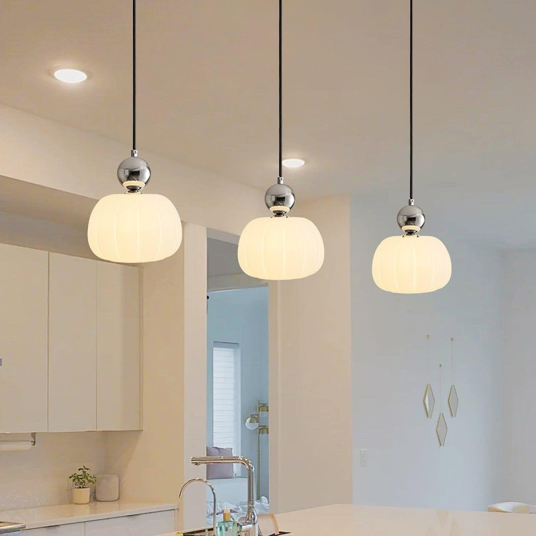 Organic Round Acrylic Pendant Lamp