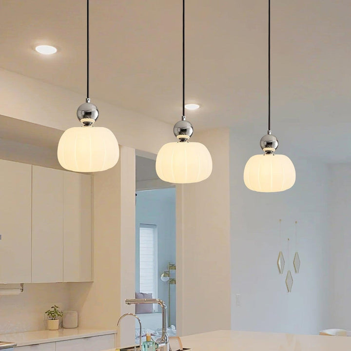 Organic Round Acrylic Pendant Lamp