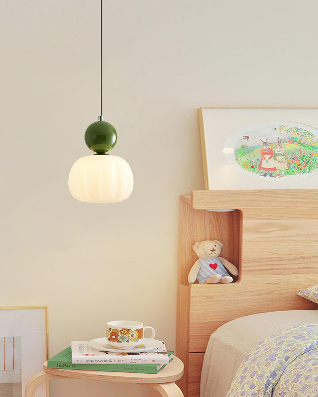 Organic Round Acrylic Pendant Lamp