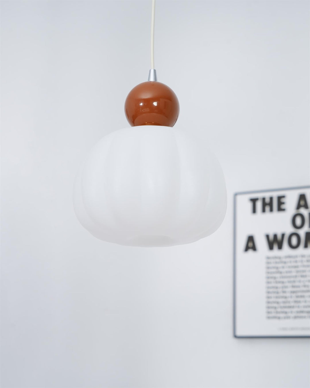 Organic Round Acrylic Pendant Lamp