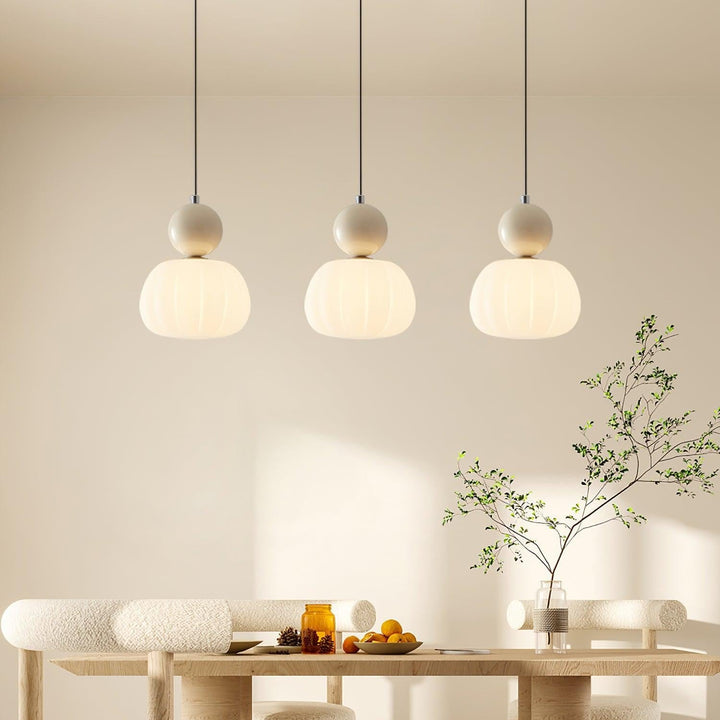 Organic Round Acrylic Pendant Lamp