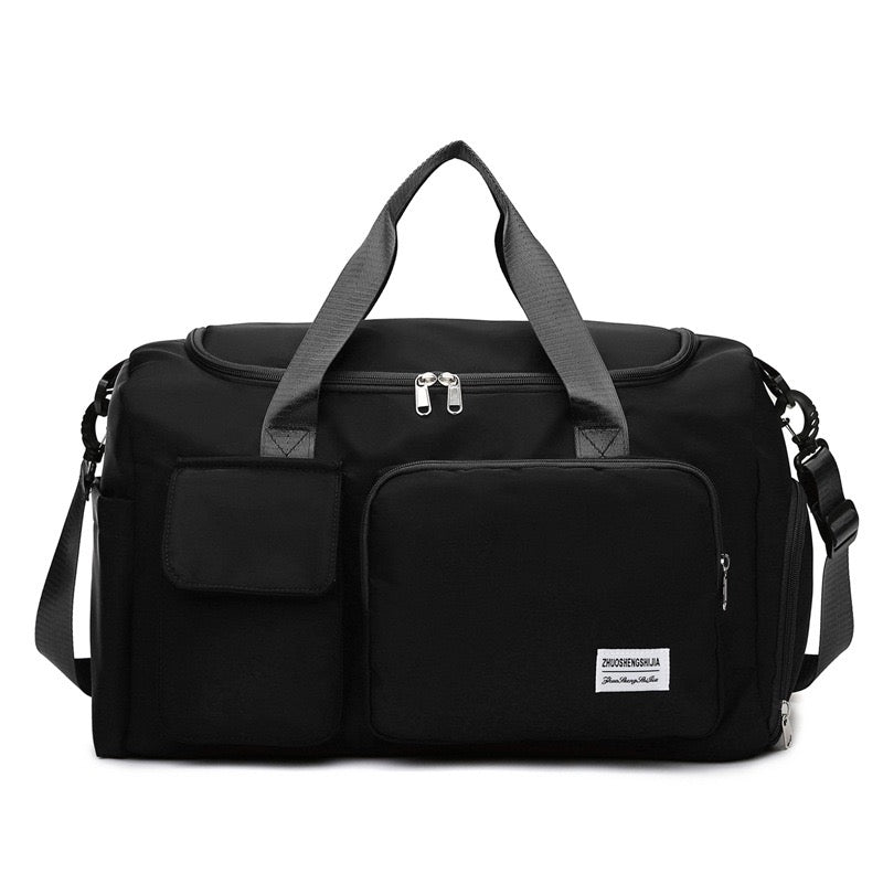 Multi-Pocket Travel Bag, Sports Duffle with Shoe Compartment-Orizon Depot