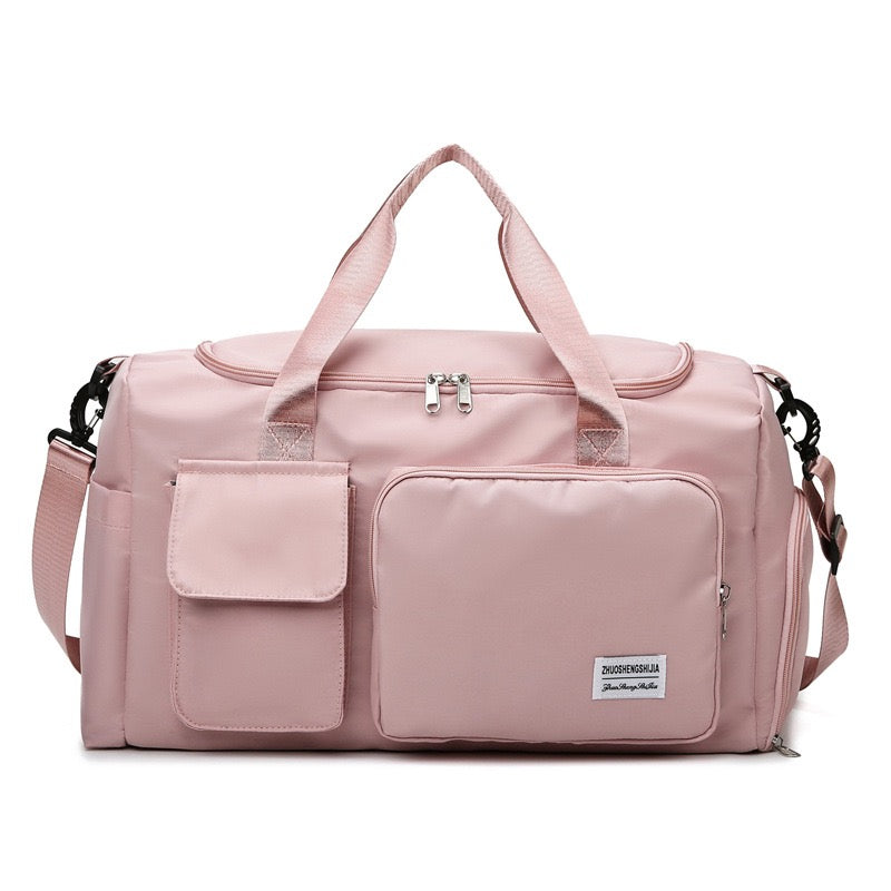 Multi-Pocket Travel Bag, Sports Duffle with Shoe Compartment-Orizon Depot