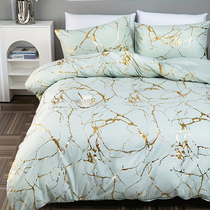 Luxury Silk Soft Duvet Cover Set – Elegant and Comfortable Bedding-Orizon Depot