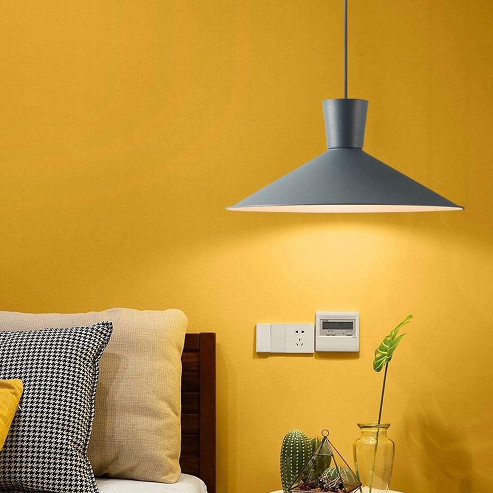 Nordic Macaron Color Solid Color Minimalist Style 1-Light Pendant Lamp-Orizon Depot