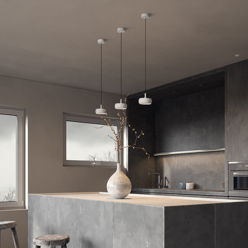 Nordic Minimalist Dome Aluminum LED Retractable Shape Pendant Lamp-Orizon Depot