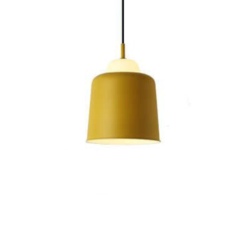 Nordic Modern Creative Macaron Aluminum 1-Light Dome Pendant Lamp-Orizon Depot