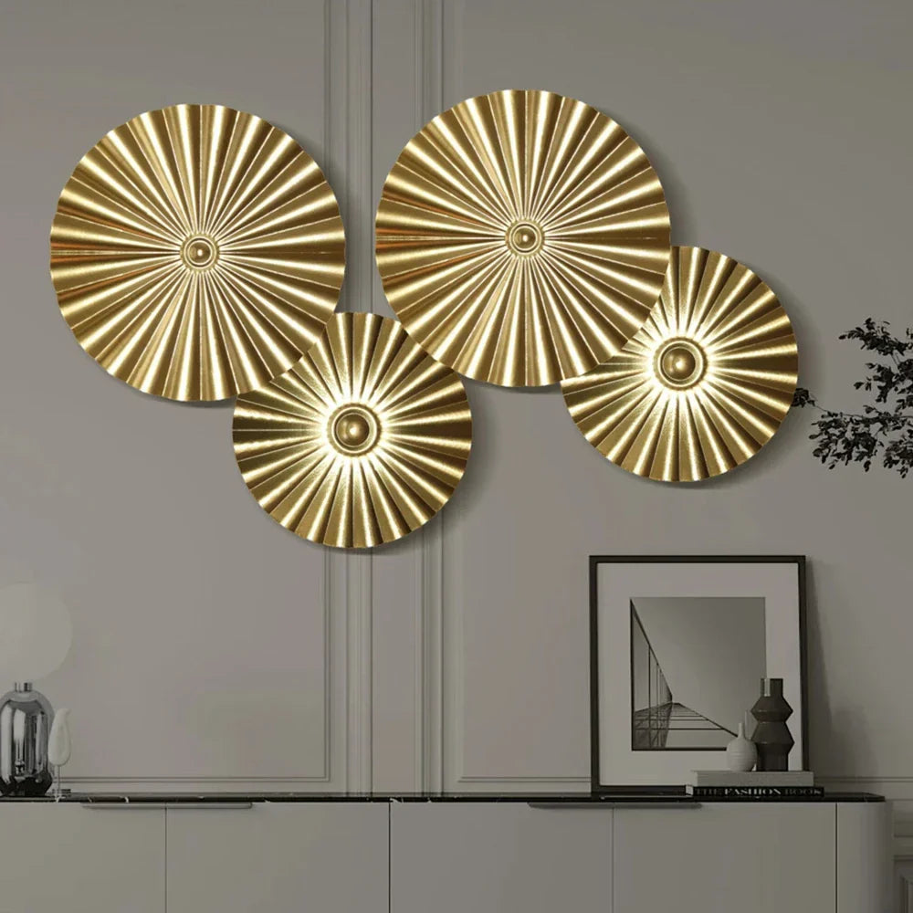 Nordic Gold Wall Hanging Decor for Home Interior Design-Orizon Depot