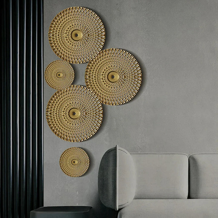 Nordic Gold Wall Hanging Decor for Home Interior Design-Orizon Depot