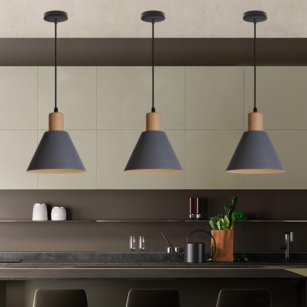 Nordic Vintage Iron Cone Pendant Light-Orizon Depot