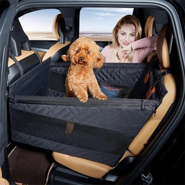 Hard Floor Dog Seat Cover for Single Car Seat Protection