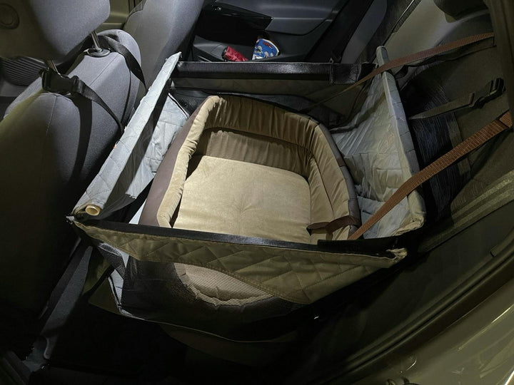 Hard Floor Dog Seat Cover for Single Car Seat Protection