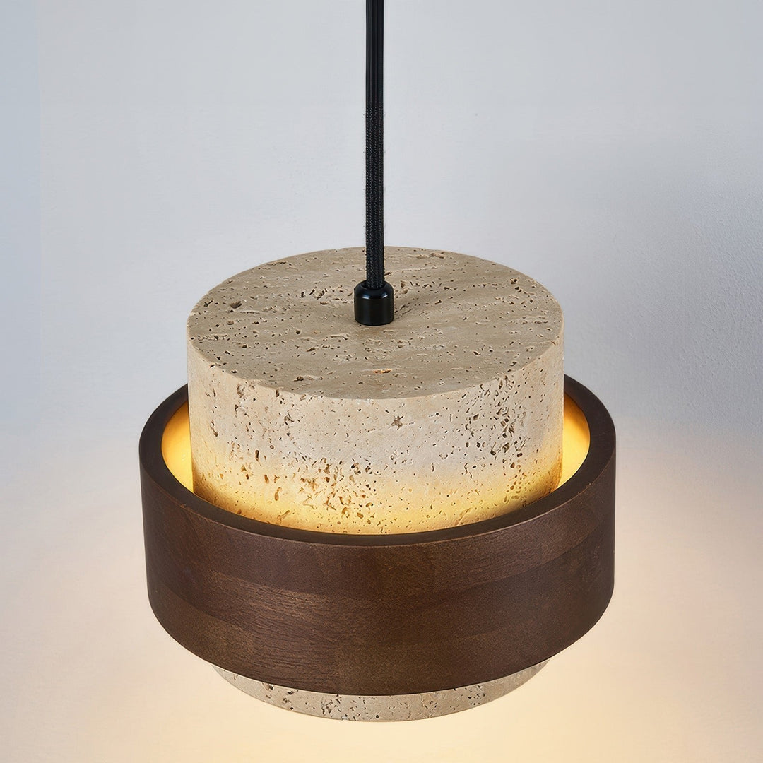 Ascend Retro Stone Wabi-Sabi Pendant-Orizon Depot