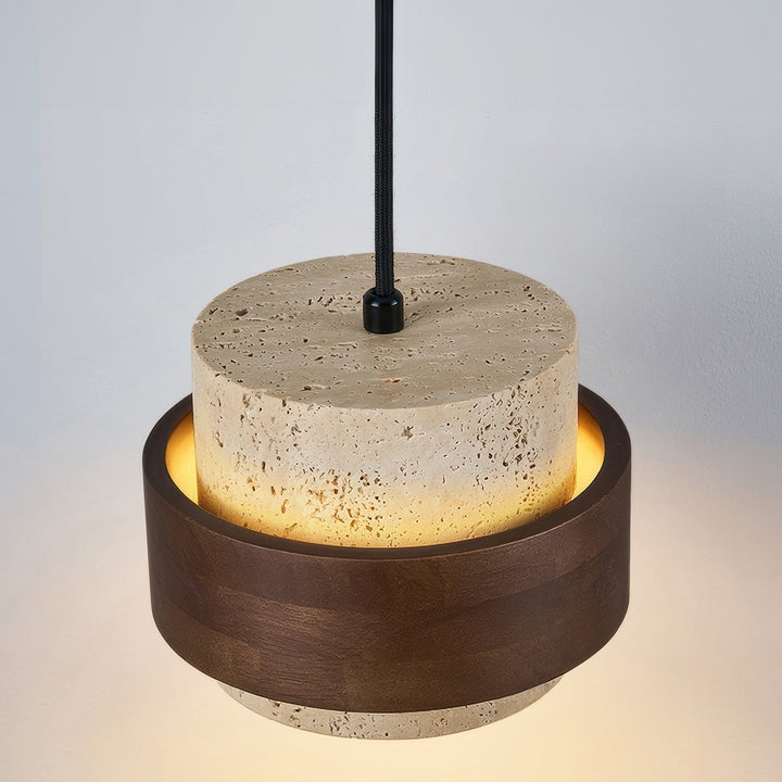 Ascend Retro Stone Wabi-Sabi Pendant-Orizon Depot