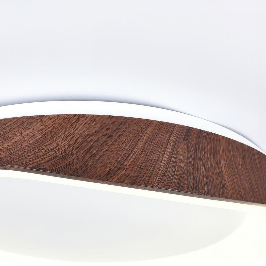 Artistic Wood Grain Ceiling Light Fixture for Modern Interiors