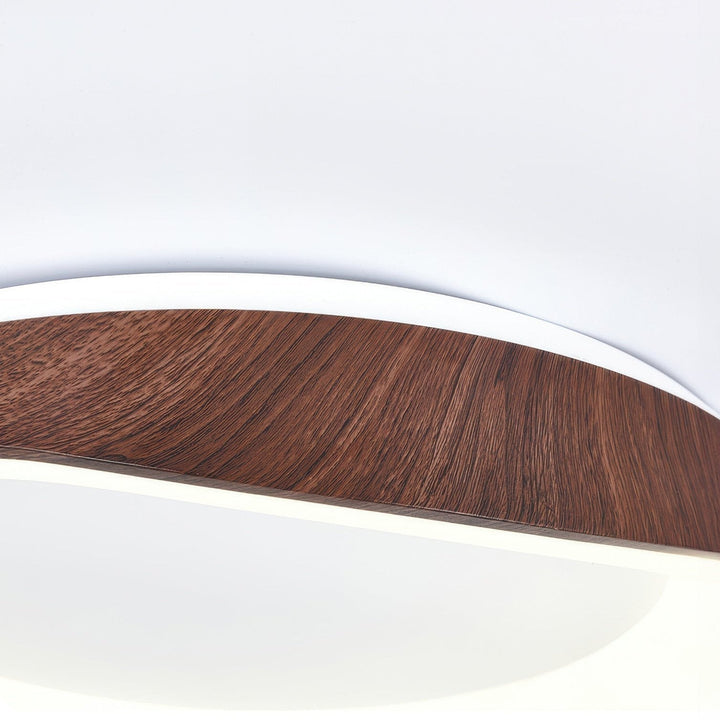 Artistic Wood Grain Ceiling Light Fixture for Modern Interiors