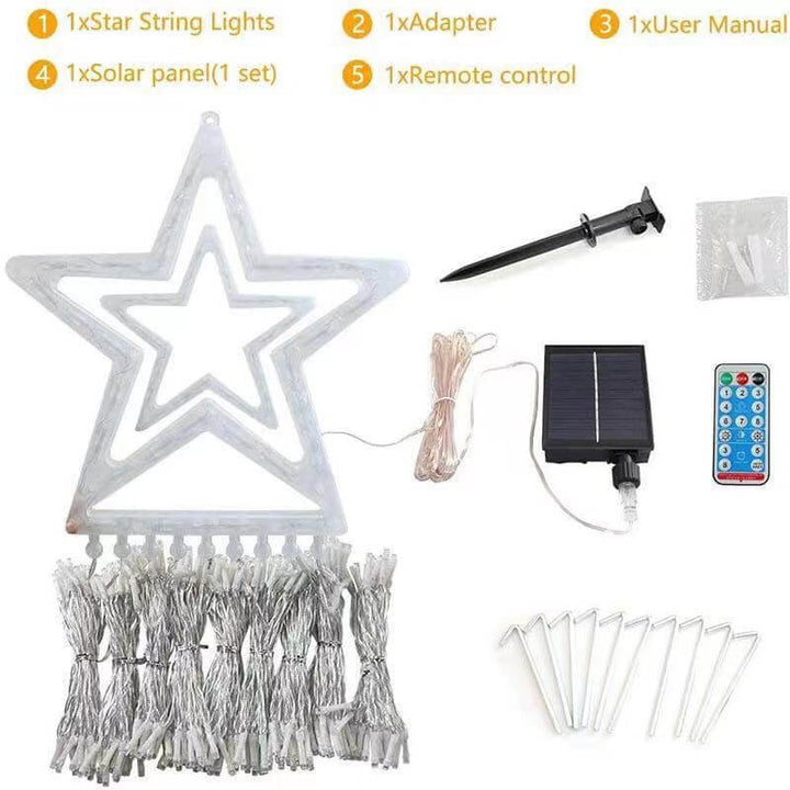 Star Waterfall Light Christmas Meteor Lights LED String Lamp-Orizon Depot