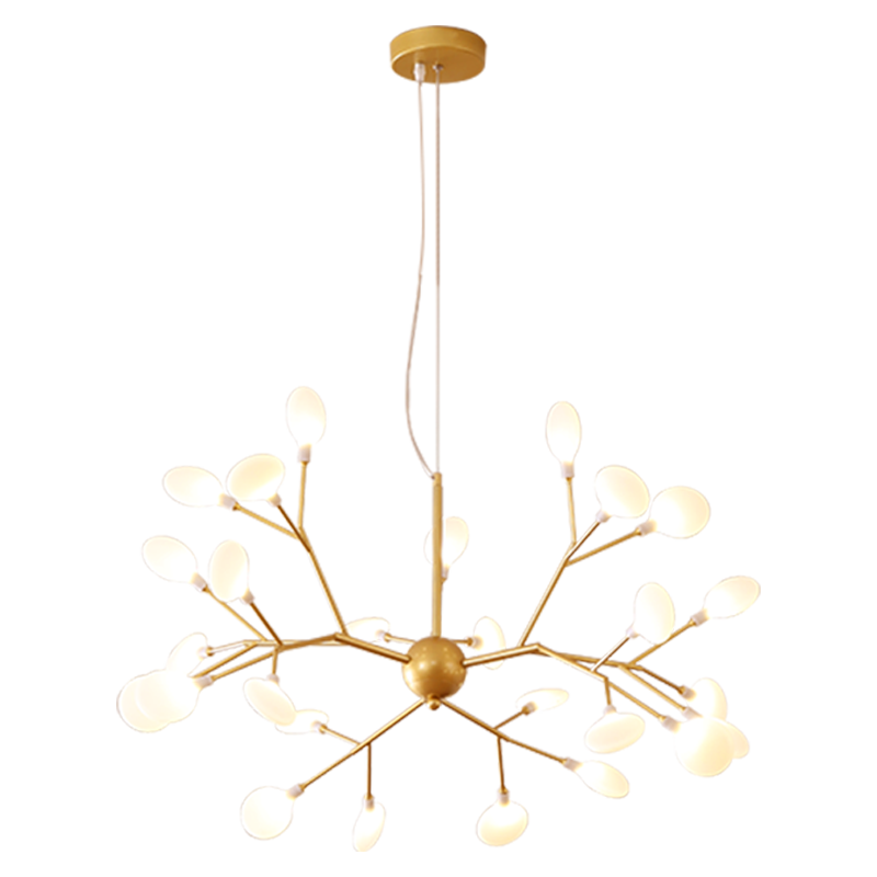 Modern Metal Branch Fireflies LED Chandelier with 27/36 Lights-Orizon Depot