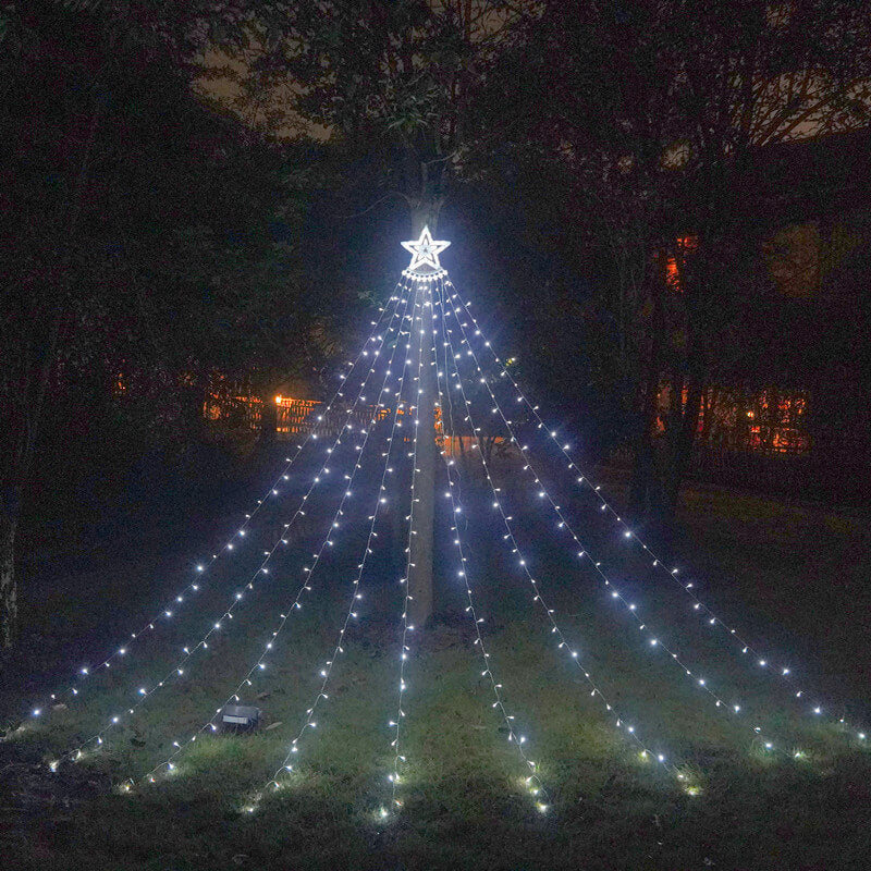 Star Waterfall Light Christmas Meteor Lights LED String Lamp-Orizon Depot